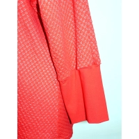 Tunika TRAPEZOWA dla puszystej - plaster miodu czerwona